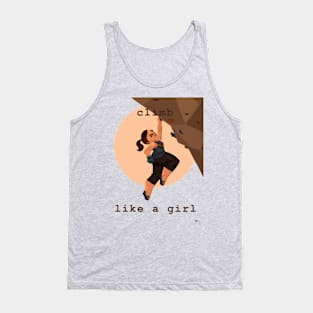 Climb Like a Girl Tank Top